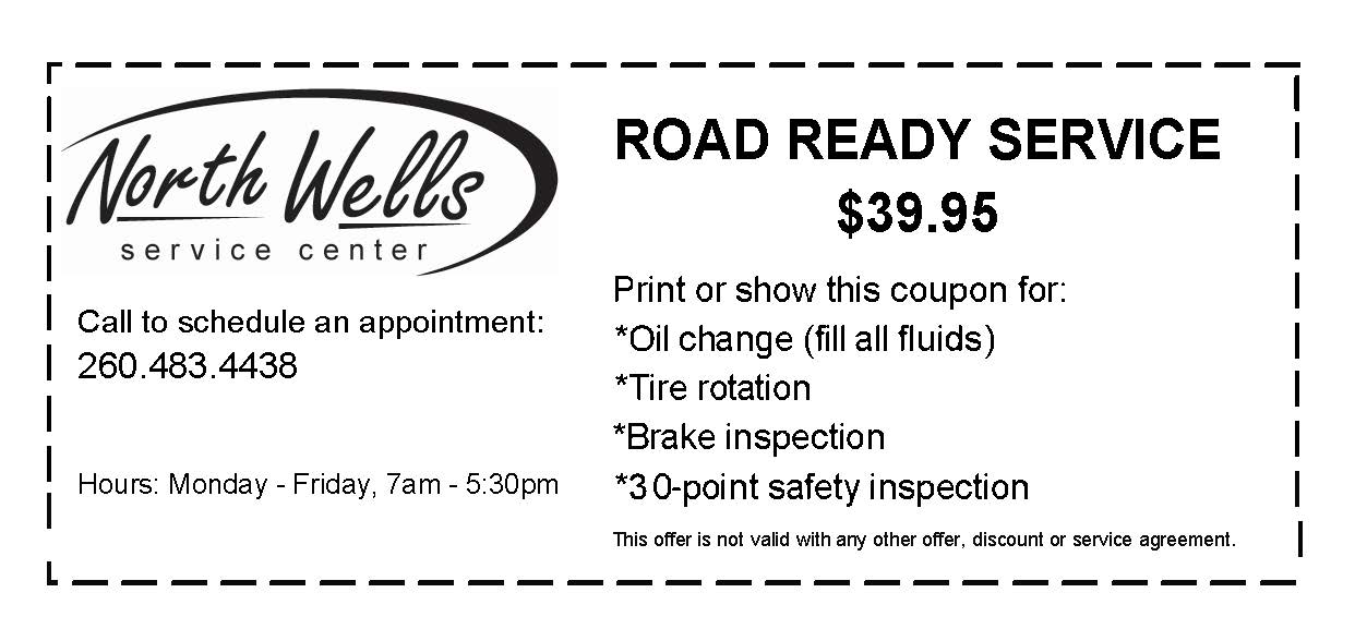 road ready service coupon